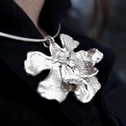Abba Statement Necklace – Oversized Sculptural Pendant