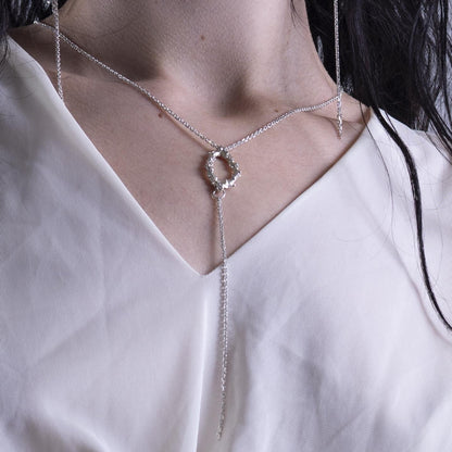 SOLACE silver necklace