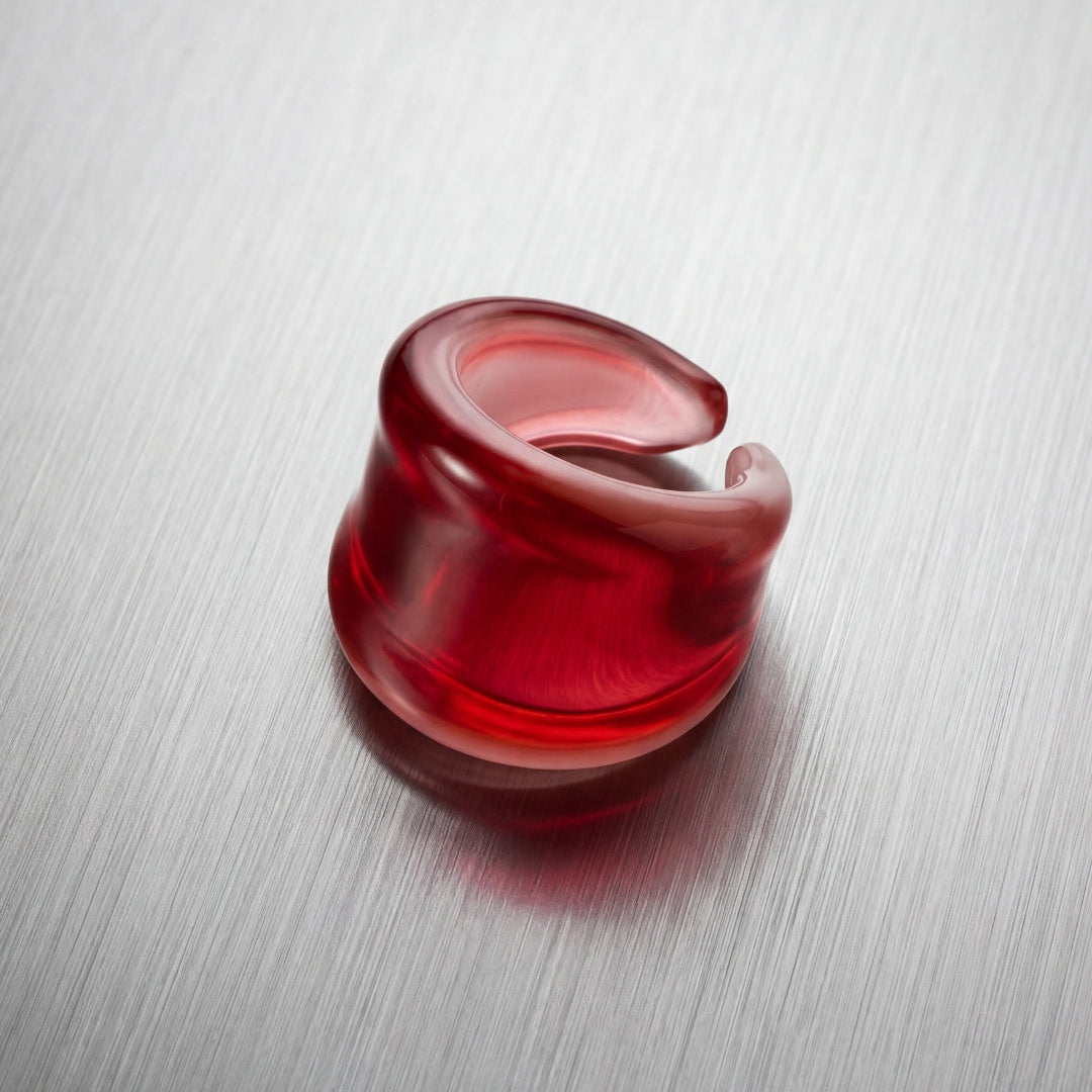 Red Glass Ring