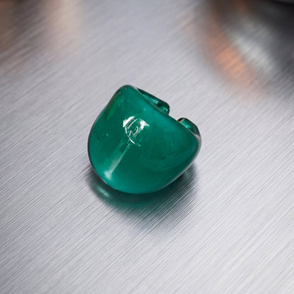 Teal Glass Ring