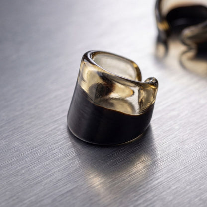 Brown Glass Ring