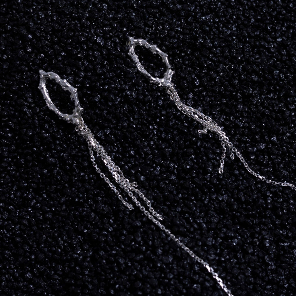 SOLACE silver earrings