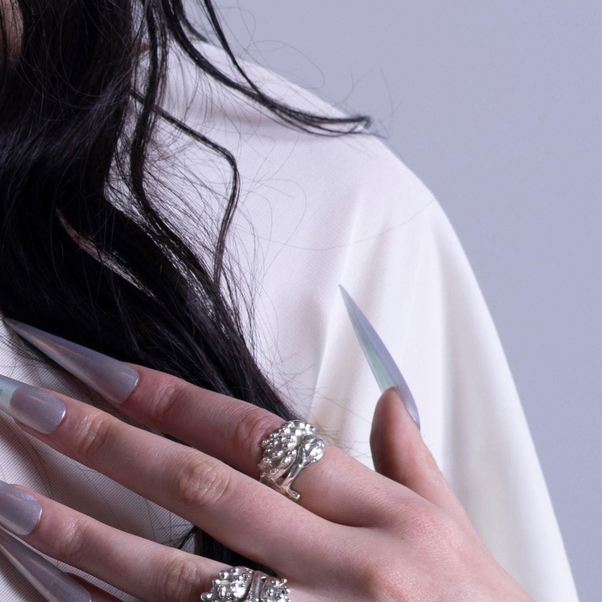 SOLACE silver ring
