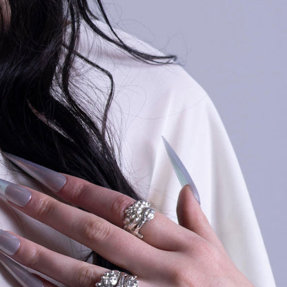SOLACE silver ring