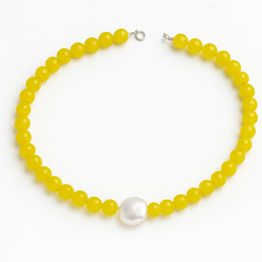 Yellow Beads necklace