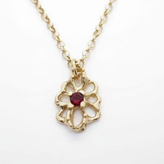Golden Palmoa necklace