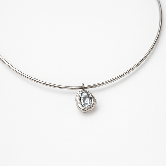Blue Topaz Choker necklace