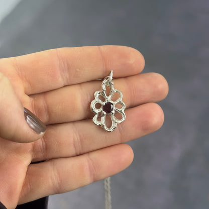 Paloma Garnet Gemstone Necklace