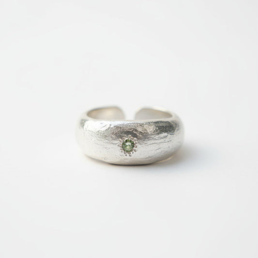 Stone bulky toe ring