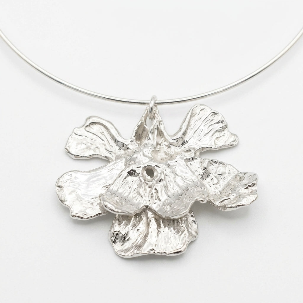 Abba Statement Necklace – Oversized Sculptural Pendant