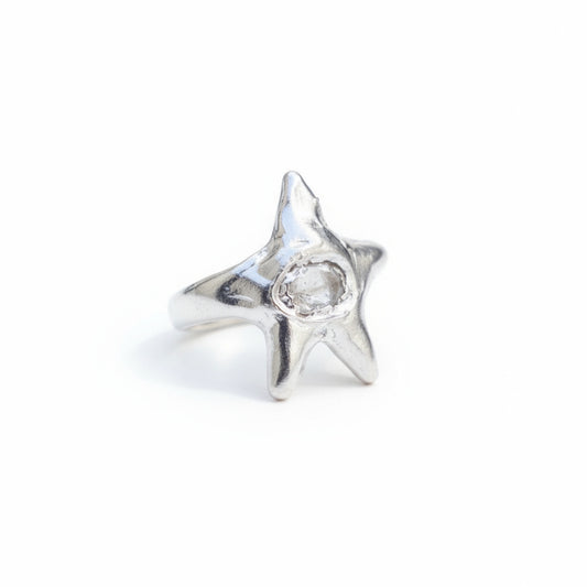Star with a stone ring