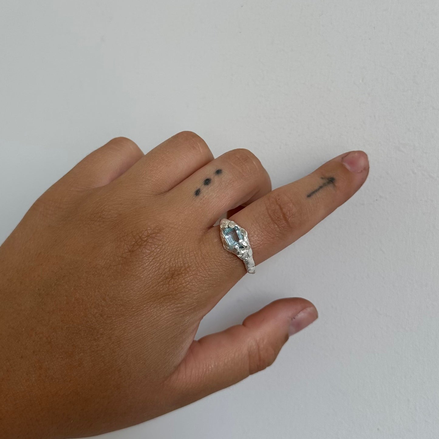 Torvi ring | Topaz\Citrine\Garnet stones