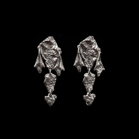Bleeding Heart Earrings - Bold Earrings For Events