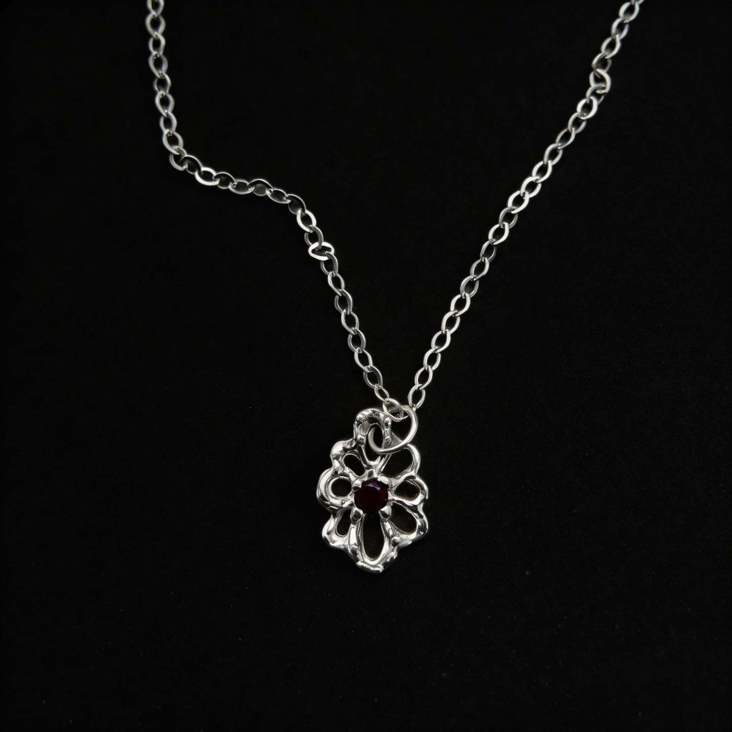 Paloma Garnet Gemstone Necklace