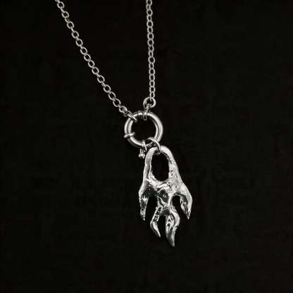 Flame Silver Necklace