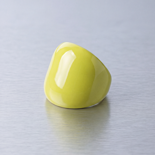 Baby Green Glass Ring
