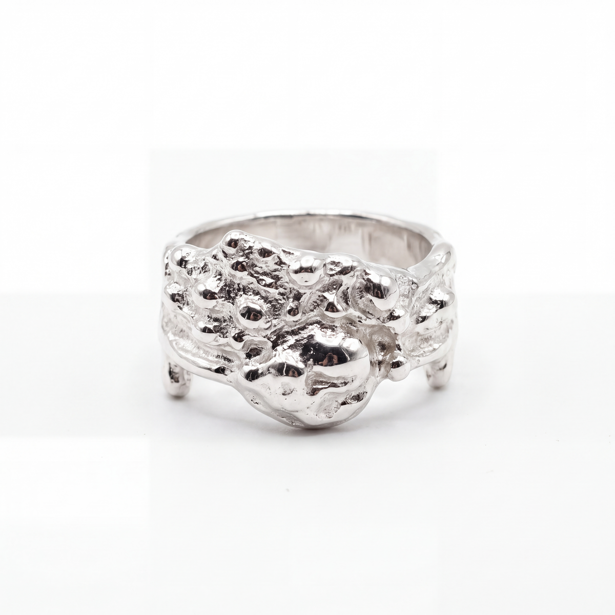 SOLACE silver ring