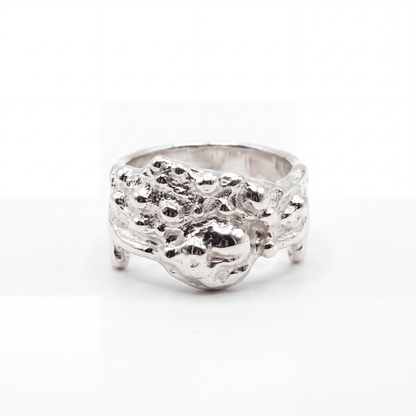 SOLACE silver ring