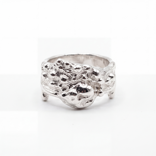 SOLACE silver ring