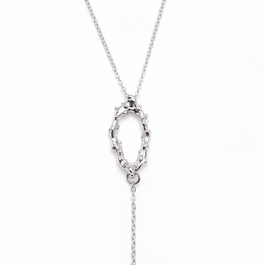 SOLACE silver necklace