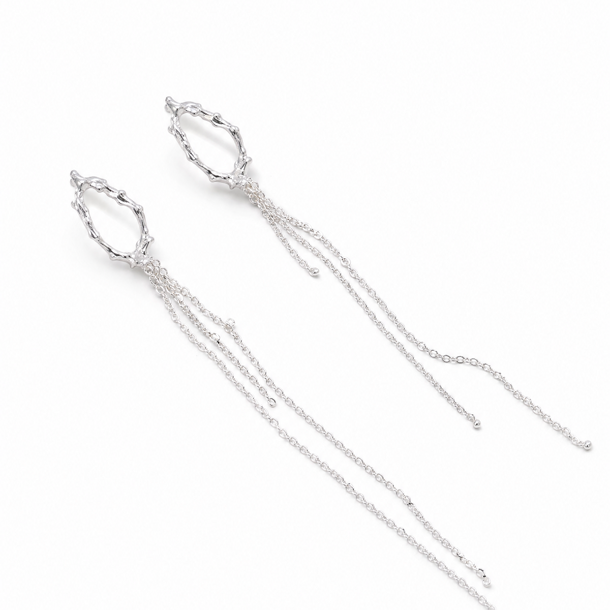 SOLACE silver earrings