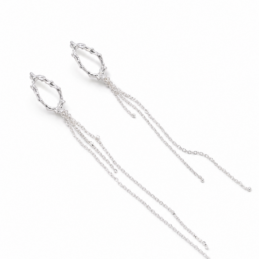 SOLACE silver earrings